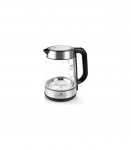 ETA ETA615390000 Standard kettle 2200 W 1.7 L Glass 360&deg; rotational base Stainless steel/Black