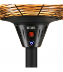 TunaBone Electric Standing Infrared Patio Heater TB2068S-01 Patio heater 2000 W Number of power levels 3 |