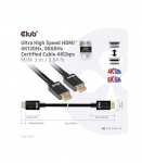 CABLE HDMI TO HDMI 3M/M/M CAC-1373 CLUB3D