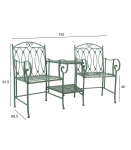 Pink MINT abilauaga 155x68,5x91,5cm, antiikroheline, sepistatud metall