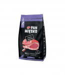 PAN MIĘSKO Veal with lamb M - dry dog food - 3kg