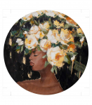 &Otilde;limaal D90cm, naine lilledega