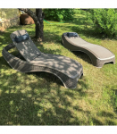 Lamamistool NEWPORT hallikasbeež plastik