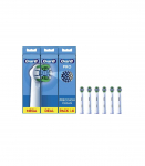 Oral-B Precision Clean Brush Set EB20RX-6 Heads For adults Number of brush heads included 6 White