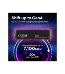 CT2000P310SSD8 P310 SSD P310 SSD, 2 TB, M.2 2280, PCIe Gen4 NVMe, 3D NAND, 7100/ 6000 MB/s