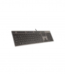 A4Tech KV-300H keyboard USB QWERTY Black, Grey
