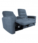 Diivan GASTON 2-kohaline elektriline recliner 182x85xH104cm, sinine