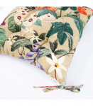 Toolikate AMAZONIA 40x40cm, beež lilleline, 100% pol&uuml;ester