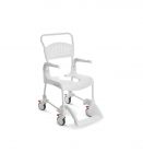 ETAC Clean Wheelchair 49 cm/ 2 brakes with toilet function White