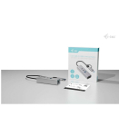 Metal HUB USB-C/USB-A 3 2x USB-C/1x USB-A / 2.5GLAN