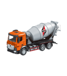 Concrete Mixer Construction Vehicle Metal Huina Orange 1:50