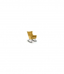 Kiiktool BAZALTO velvet sinepikollane