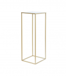 Lillepostament DEIA CHE L 25x25xH70cm, kuldne