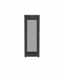 Lanberg Rack cabinet 19" free-standing 42U/800x1000 (flat pack) with mesh door, LCD FF01-8042-23BL Black