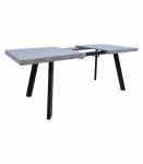 S&ouml;&ouml;gilaud BRIGIT 159/198x84,5xH77cm, betoon, MDF, metalljalad