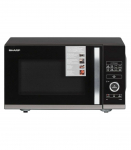 Sharp YC-QS254AE-B microwave Countertop Solo microwave 25 L 900 W Black, Stainless steel