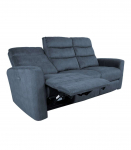 Diivan GASTON 3-kohaline elektriline recliner 206x85xH104cm, sinine