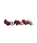 Base Fire Department Hospital Command Center Vehicles 6 pcs