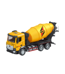 Concrete Mixer Construction Vehicle Metal Huina Yellow 1:50