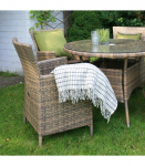 Laud WICKER D100xH71cm, cappuccino