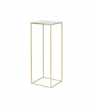 Lillepostament DEIA CHE M 22x22xH60cm, kuldne