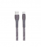 CABLE USB-C TO USB2.0 1.2M/GREY PS6102 GR12 RIVACASE