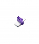 Kingston DTDUO3CG3/64GB DataTraveler microDuo 3C, 64 GB, USB 3.2 Gen 1 Type-C, 200 MB/s, Purple