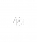 Valamu Pyramis Astris Colora 40x40 kuld