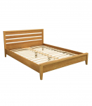 Voodi CHAMBA 160x200cm, tamm, 167x211xH91cm, tammespoon/MDF
