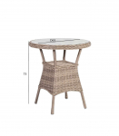 Laud TOSCANA D65xH73cm, beež