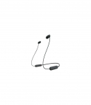 Sony WI-C100 Bluetooth Wireless In-Ear Headphones, BT 5.0, Remote Control, Black EU