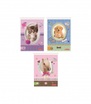 Herlitz m&auml;rkmeplokk a6/46l ruut Pretty Pets V