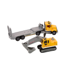 Lora Truck Crawler Excavator Lights Sounds Drive Yellow