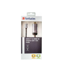 Verbatim 49144 USB-C To HDMI Adapter, USB Type-C, HDMI, Male, Male, Straight, 1.5 m