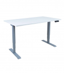 T&ouml;&ouml;laud ERGO 2-mootoriga 140x80xH60-125cm, hallikasvalge/h&otilde;behall