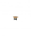 Diivanilaud EKO 24WNMJ98 tamm wotan/must 75x75x44 cm