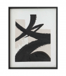 Maal raamiga 40x50cm, must joon