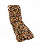 Toolikate BADEN-SUMMER 48x165cm, lilled mustal taustal, 100% pol&uuml;ester, kangas 380