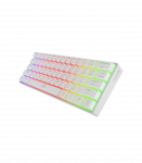 Genesis THOR 660 G2 Gaming keyboard Wireless/Wired US White 2.4 GHz, Bluetooth, USB Linear