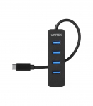 UNITEK HUB USB-C 4XUSB-A 3.1, ACTIVE, 10 WATT,H1117B
