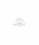 Gaasiplaat Schlosser PGH32GCWFFD, valge