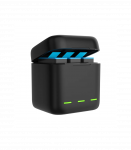 3-slot charger box Telesin  for GoPro Hero 12 / Hero 11 / Hero 10 / Hero 9