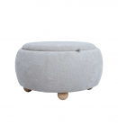 Tumba/laud HIRO D67xH38cm, beež, panipaigaga