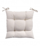 Toolikate SUMMER 40x40x2,5cm, naturaalvalge, 100% pol&uuml;ester, kangas 467