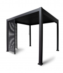Lamellsein varikatusele MIRADOR-111 93cm, tumehall