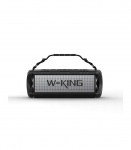 Głośnik bezprzewodowy Bluetooth W-KING D8 czarno -srebrny
