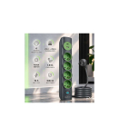 Power strip with backlit switch 4sockets 1xUSB C