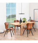 Tool BATILDA 47x56xH82,5cm, br&auml;ndi, jalad: must