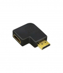HDMI Adapter, AM to AF in 90 degree flat angled Logilink
