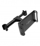 Fixed Universal tablets holder Tab Passenger Holder For tablets of size 7-13" Black